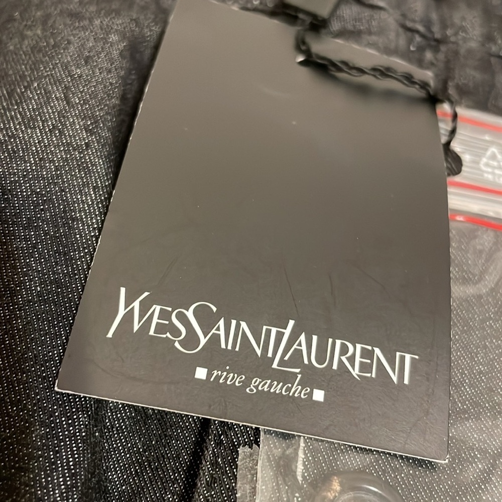YSL Dark Grey Denim Skirt - Picture 12 of 13